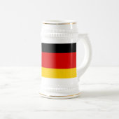 Tasse mit der Flagge Deutschlands (VorderseiteRechts)