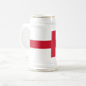 Tasse mit der Flagge Englands (Vorderseite Links)