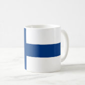 Tasse mit der Flagge Finnlands (VorderseiteRechts)