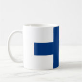 Tasse mit der Flagge Finnlands (Links)