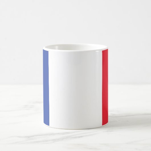 Tasse mit der Flagge Frankreichs (Mittel)