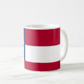 Tasse mit der Flagge Georgiens Staat - USA (VorderseiteRechts)