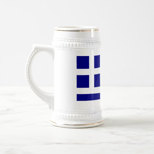 Tasse mit der Flagge Griechenlands (Links)