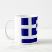 Tasse mit der Flagge Griechenlands (Links)