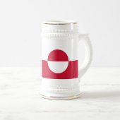 Tasse mit der Flagge Grönlands (VorderseiteRechts)
