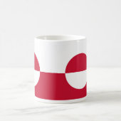 Tasse mit der Flagge Grönlands (Mittel)