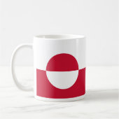 Tasse mit der Flagge Grönlands (Links)