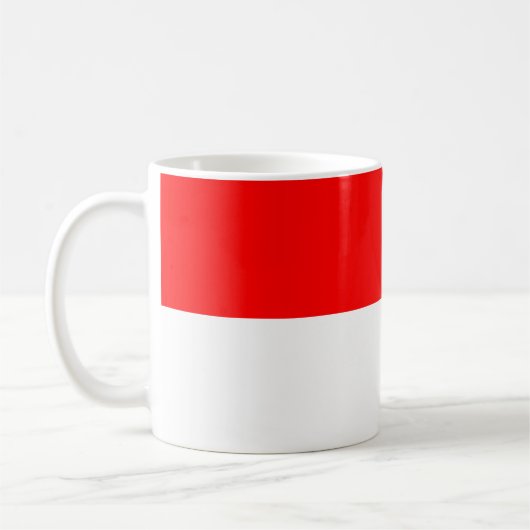 Tasse mit der Flagge Indonesiens (Links)