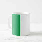 Tasse mit der Flagge Irlands (Vorderseite Links)