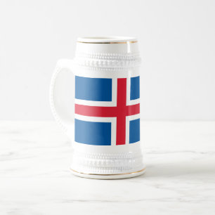 Tasse mit der Flagge Islands