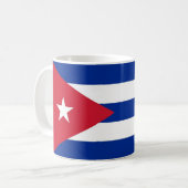 Tasse mit der Flagge Kubas (Vorderseite Links)