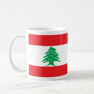 Tasse mit der Flagge Libanons