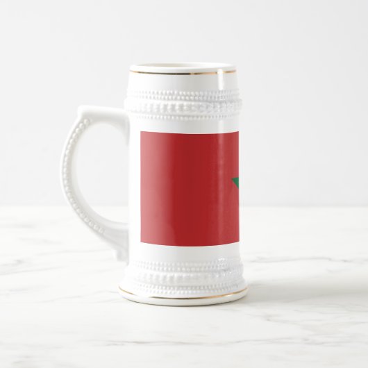 Tasse mit der Flagge Marokkos (Links)
