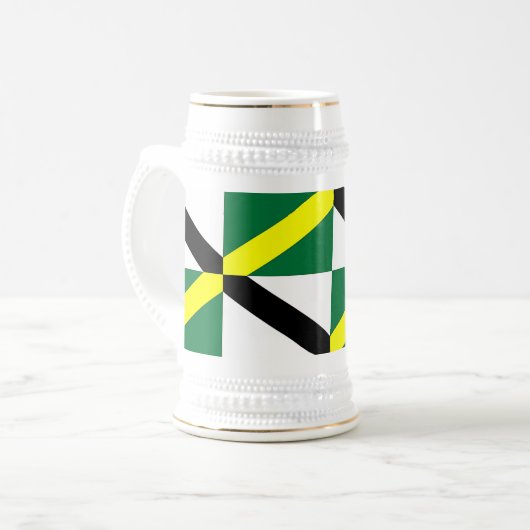 Tasse mit der Flagge Monterey, Kalifornien (Vorderseite Links)