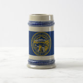Tasse mit der Flagge Nebraska Staat - USA (Mittel)
