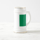 Tasse mit der Flagge Nigerias (VorderseiteRechts)