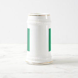 Tasse mit der Flagge Nigerias