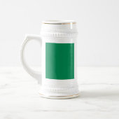 Tasse mit der Flagge Nigerias (Links)