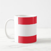 Tasse mit der Flagge Österreichs (Links)