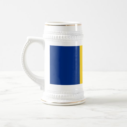 Tasse mit der Flagge Rumäniens (Links)