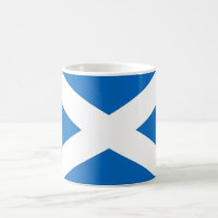 Tasse mit der Flagge Schottlands