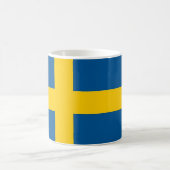 Tasse mit der Flagge Schwedens (Mittel)