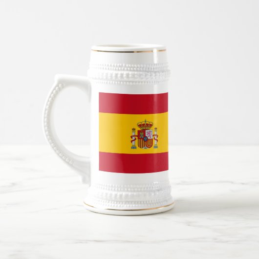 Tasse mit der Flagge Spaniens (Links)