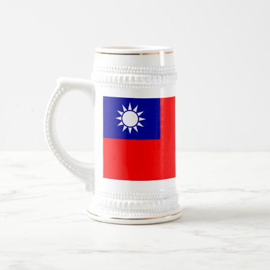 Tasse mit der Flagge Taiwans (Links)