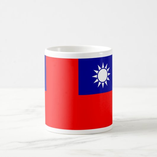 Tasse mit der Flagge Taiwans (Mittel)