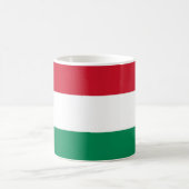 Tasse mit der Flagge Ungarns (Mittel)