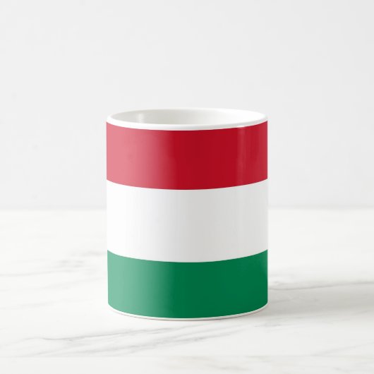 Tasse mit der Flagge Ungarns (Mittel)