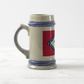 Tasse mit der Flagge von Arkansas Staat - USA (Links)