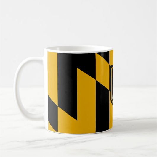 Tasse mit der Flagge von Baltimore City, Maryland, (Links)