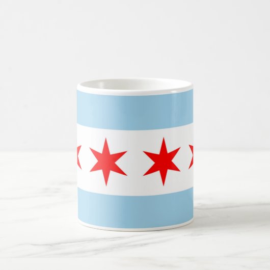 Tasse mit der Flagge von Chicago - USA (Mittel)