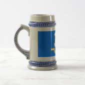 Tasse mit der Flagge von Connecticut Staat - USA (Links)