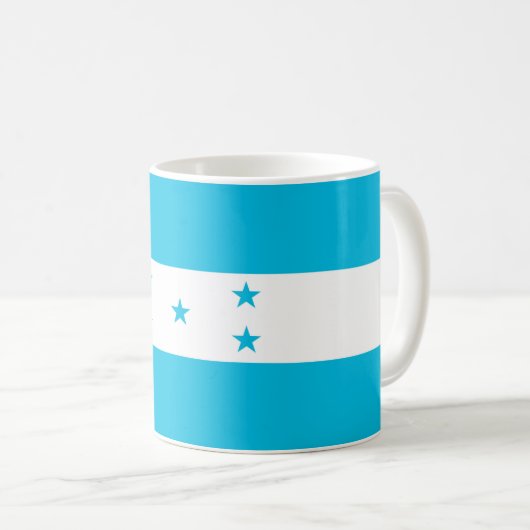 Tasse mit der Flagge von Honduras (VorderseiteRechts)