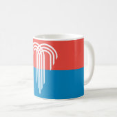 Tasse mit der Flagge von Kansas City, Missouri (VorderseiteRechts)