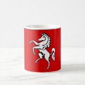 Tasse mit der Flagge von Kent, England (Mittel)
