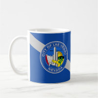 Tasse mit der Flagge von Las Vegas City, USA