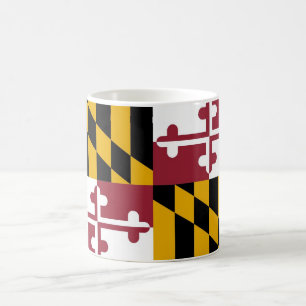 Tasse mit der Flagge von Maryland Staat - USA
