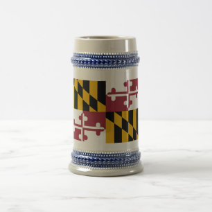 Tasse mit der Flagge von Maryland Staat - USA