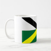 Tasse mit der Flagge von Monterey City, Kalifornie (Links)