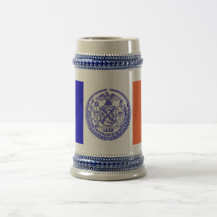 Tasse mit der Flagge von New York City - USA