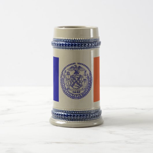 Tasse mit der Flagge von New York City - USA (Mittel)