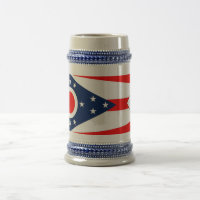 Tasse mit der Flagge von Ohio Staat - USA