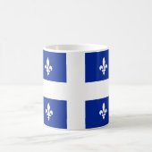 Tasse mit der Flagge von Quebec, Kanada (Mittel)