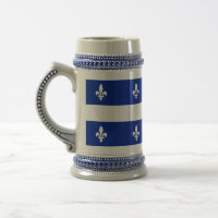 Tasse mit der Flagge von Quebec, Kanada