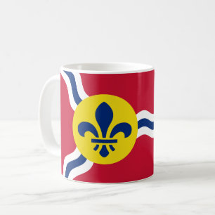 Tasse mit der Flagge von St. Louis, Missouri
