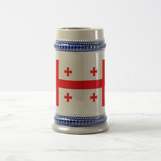 Tasse mit der georgischen Flagge (Mittel)