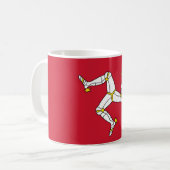 Tasse mit der Isle of Man Flag (Vorderseite Links)